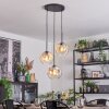 Ripoll Hanglamp, Kogellampje, Cluster hanglamp Amber, Duidelijk, 3-lichts