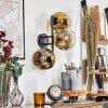 Ripoll Kogellampje, Wandlamp Goud, Duidelijk, 3-lichts