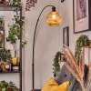 Ripoll Staande lamp, Booglampen Zwart, 1-licht