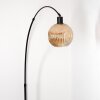Ripoll Staande lamp, Booglampen Zwart, 1-licht