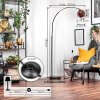 Ripoll Staande lamp, Booglampen Zwart, 1-licht