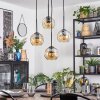 Ripoll Hanglamp, Kogellampje, Cluster hanglamp Amber, 4-lichts