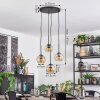 Ripoll Hanglamp, Kogellampje, Cluster hanglamp Amber, 4-lichts