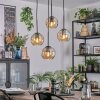 Ripoll Hanglamp, Kogellampje, Cluster hanglamp Amber, 4-lichts