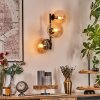 Gastor Kogellampje, Wandlamp Amber, Duidelijk, 3-lichts
