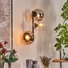 Gastor Kogellampje, Wandlamp Amber, Duidelijk, Rookkleurig, 3-lichts