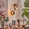 Gastor Kogellampje, Wandlamp Amber, Duidelijk, Rookkleurig, 3-lichts