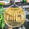 Ripoll Hanglamp, Kogellampje, Cluster hanglamp Goud, Duidelijk, 3-lichts