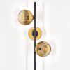 Ripoll Staande lamp Goud, Duidelijk, 3-lichts