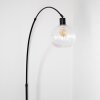 Ripoll Staande lamp, Booglampen Zwart, 1-licht