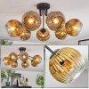 Ripoll Plafondlamp, Kogellampje Goud, Duidelijk, 7-lichts