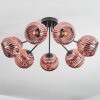 Ripoll Plafondlamp, Kogellampje Koperkleurig, 7-lichts