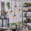 Ripoll Hanglamp, Kogellampje, Cluster hanglamp Amber, Duidelijk, 4-lichts