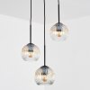Ripoll Hanglamp, Kogellampje, Cluster hanglamp Amber, Duidelijk, 3-lichts