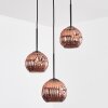 Ripoll Hanglamp, Kogellampje, Cluster hanglamp Koperkleurig, 3-lichts