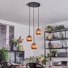 Ripoll Hanglamp, Kogellampje, Cluster hanglamp Koperkleurig, 3-lichts