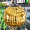 Ripoll Hanglamp, Kogellampje, Cluster hanglamp Goud, 3-lichts