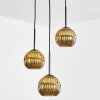 Ripoll Hanglamp, Kogellampje, Cluster hanglamp Goud, 3-lichts