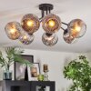 Ripoll Plafondlamp, Kogellampje Chroom, Duidelijk, Rookkleurig, 7-lichts