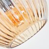 Ripoll Plafondlamp, Kogellampje Amber, 5-lichts