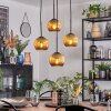 Koyoto Hanglamp, Kogellampje, Cluster hanglamp Goud, 4-lichts