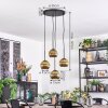 Koyoto Hanglamp, Kogellampje, Cluster hanglamp Goud, 4-lichts