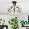 Ripoll Plafondlamp, Kogellampje Amber, Duidelijk, 5-lichts