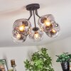Ripoll Plafondlamp, Kogellampje Duidelijk, Rookkleurig, 5-lichts