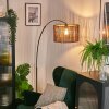Cando Staande lamp, Booglampen Chroom, Zwart, 1-licht