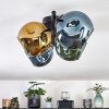 Ripoll Plafondlamp, Kogellampje Blauw, Goud, Groen, 4-lichts