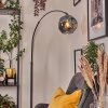 Ripoll Staande lamp, Booglampen Zwart, 1-licht