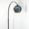 Ripoll Staande lamp, Booglampen Zwart, 1-licht