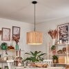 Bongal Hanglamp, Hanglamp Bruin, Natuurlijke kleuren, 1-licht