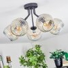 Ripoll Plafondlamp, Kogellampje Amber, Duidelijk, 5-lichts