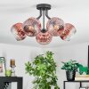 Ripoll Plafondlamp, Kogellampje Duidelijk, Koperkleurig, 5-lichts