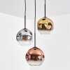 Ripoll Hanglamp, Kogellampje, Cluster hanglamp Chroom, Goud, Duidelijk, Koperkleurig, Rookkleurig, 3-lichts