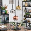 Ripoll Hanglamp, Kogellampje, Cluster hanglamp Chroom, Goud, Duidelijk, Koperkleurig, Rookkleurig, 3-lichts
