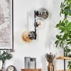 Gastor Kogellampje, Wandlamp Amber, Duidelijk, Rookkleurig, 3-lichts