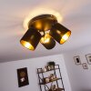 Alsen Plafondlamp Zwart, 3-lichts