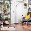 Ripoll Staande lamp, Booglampen Zwart, 1-licht
