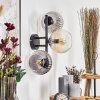 Koyoto Kogellampje, Wandlamp Amber, Duidelijk, Rookkleurig, 3-lichts