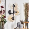 Koyoto Kogellampje, Wandlamp Amber, Duidelijk, 3-lichts