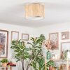 Bongal Plafondlamp Beige, Natuurlijke kleuren, 1-licht