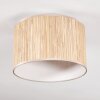 Bongal Plafondlamp Beige, Natuurlijke kleuren, 1-licht