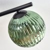 Koyoto Plafondlamp, Kogellampje Blauw, Goud, Groen, 5-lichts
