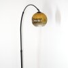 Ripoll Staande lamp, Booglampen Zwart, 1-licht