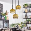 Koyoto Hanglamp, Kogellampje, Cluster hanglamp 30 cm Goud, Duidelijk, 3-lichts