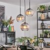 Koyoto Hanglamp, Kogellampje, Cluster hanglamp 30 cm Duidelijk, Rookkleurig, 3-lichts