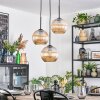 Koyoto Hanglamp, Kogellampje, Cluster hanglamp 30 cm Amber, 3-lichts