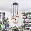 Koyoto Hanglamp, Kogellampje, Cluster hanglamp 30 cm Amber, 3-lichts